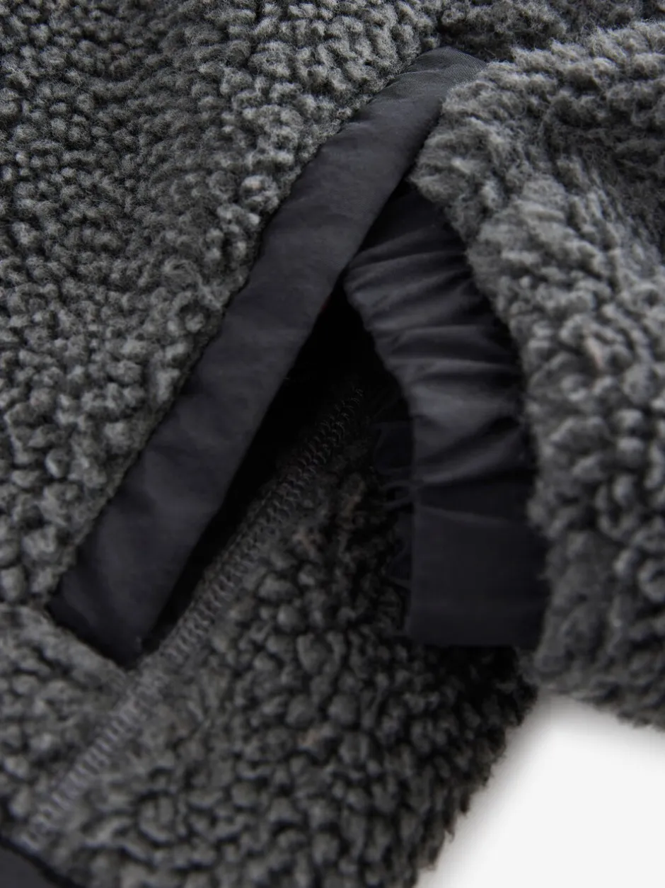 Jassen, Jacks En Kinderwagenpakjes|Schoolkleding|Superdry Zwart - - Jack met rits en borgvoering