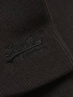 Mutsen, Sjaals En Handschoenen*Superdry - gebreide beanie-muts met Essential-logo Zwart