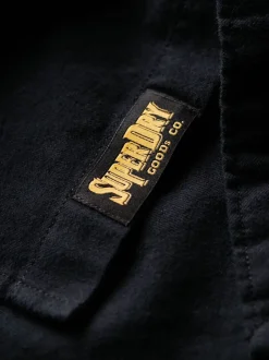Formele Overhemden|Superdry - Trailsman overhemd met relaxte pasvorm Zwart