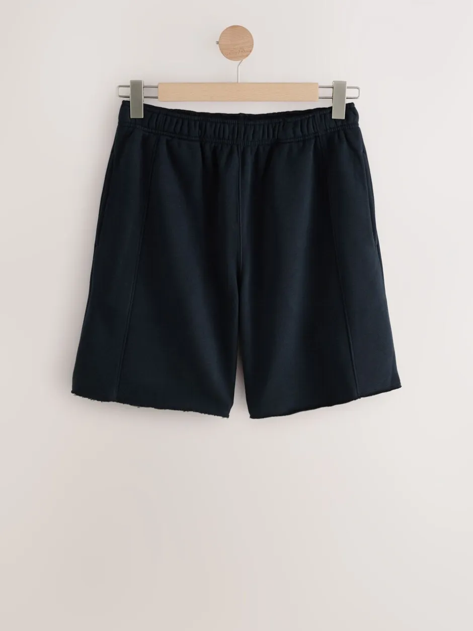 Shorts|Next Zwart - Supersoft Peached Essentials Mid Length Jersey Jort Shorts