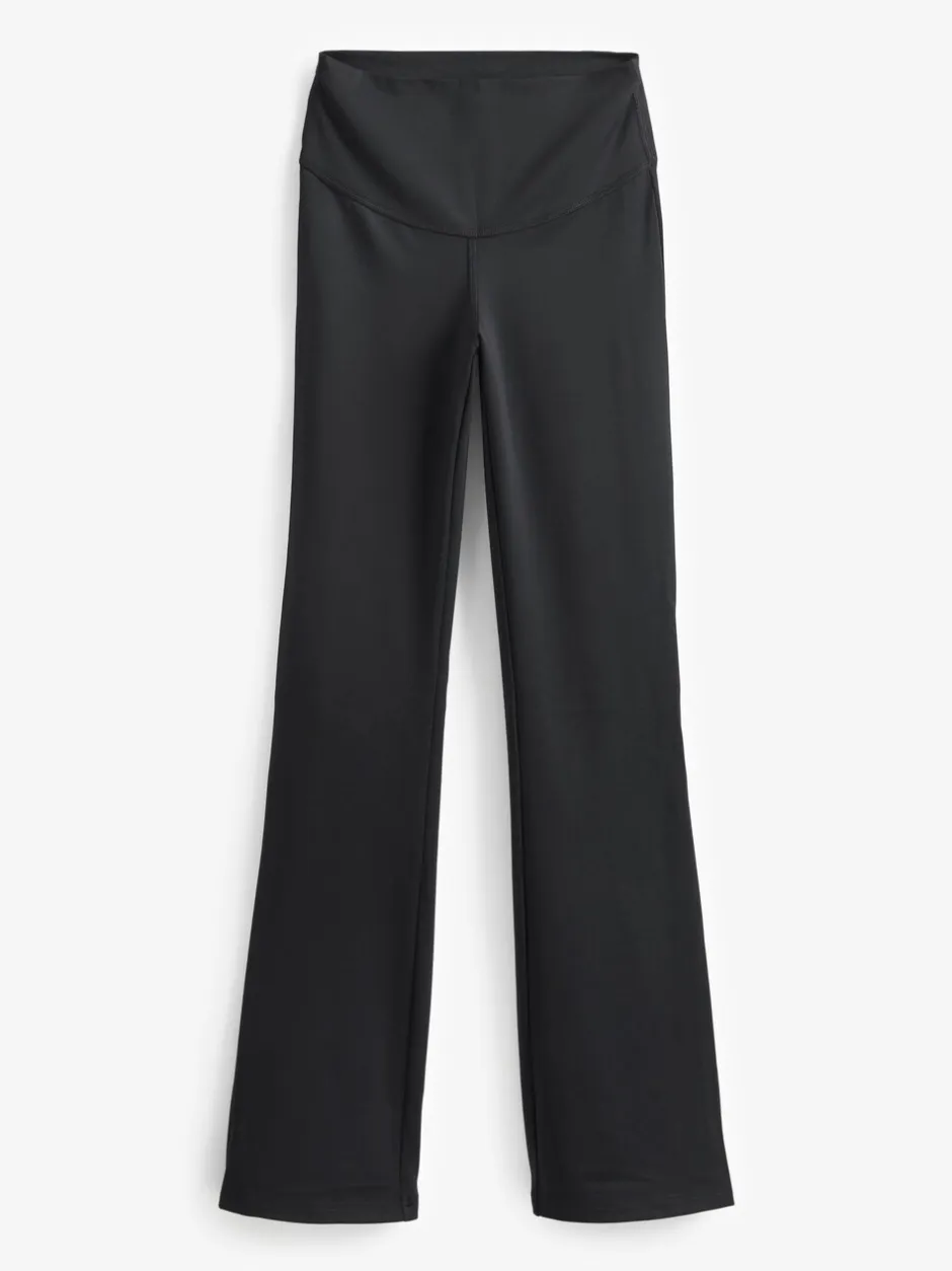Sportkleding|Leggings En Joggingbroeken|Next - Superzachte Dry Tech yogasportleggings met uitlopende pijpen Zwart