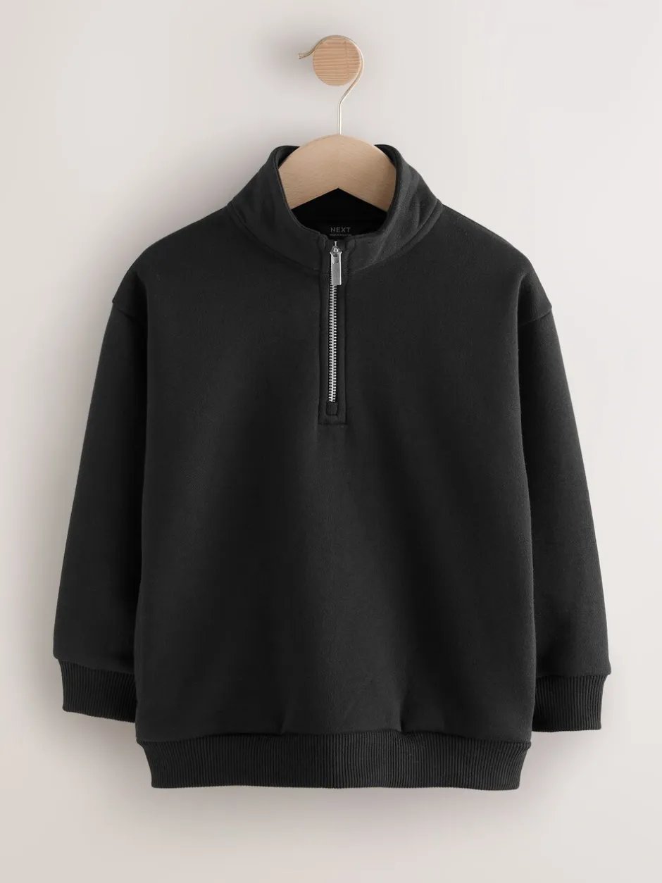 Sweaters En Hoody´S*Next - Sweatshirt met rits bij de hals (3-16jr) Zwart