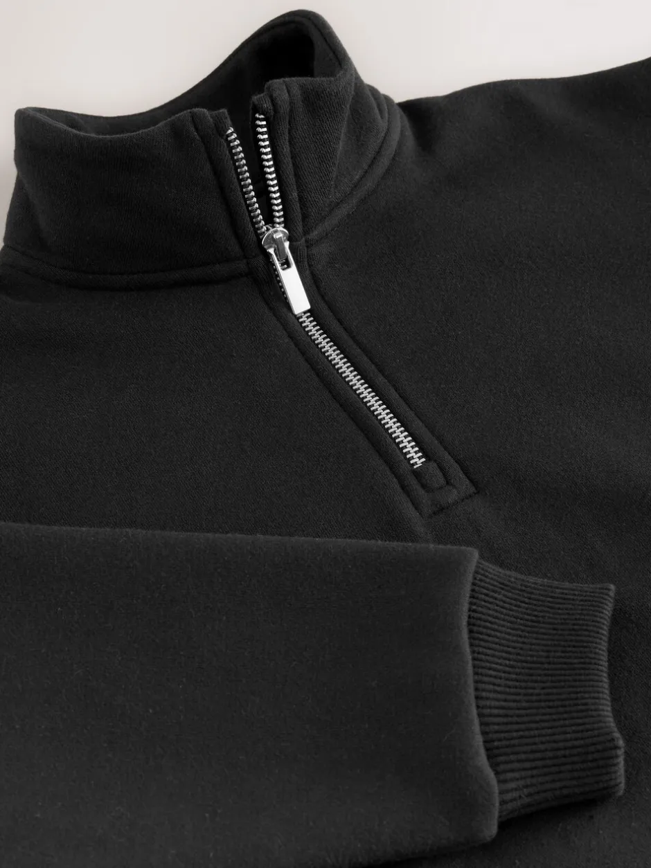 Sweaters En Hoody´S*Next - Sweatshirt met rits bij de hals (3-16jr) Zwart