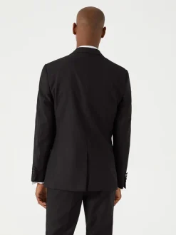 Smokings En Feestkleding|Skopes Zwart - Tailored - Sinatra fit diner kostuumjasje