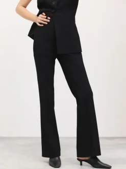 Kostuums En Werkkleding|Broeken*Next - Tailored Bootcut Trousers With Wool Zwart