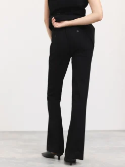 Kostuums En Werkkleding|Broeken*Next - Tailored Bootcut Trousers With Wool Zwart