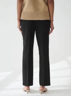 Kostuums En Werkkleding*Next Zwart - Tailored Elasticated Back Straight Leg Trousers