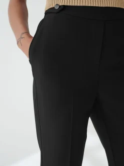 Kostuums En Werkkleding*Next Zwart - Tailored Elasticated Back Straight Leg Trousers