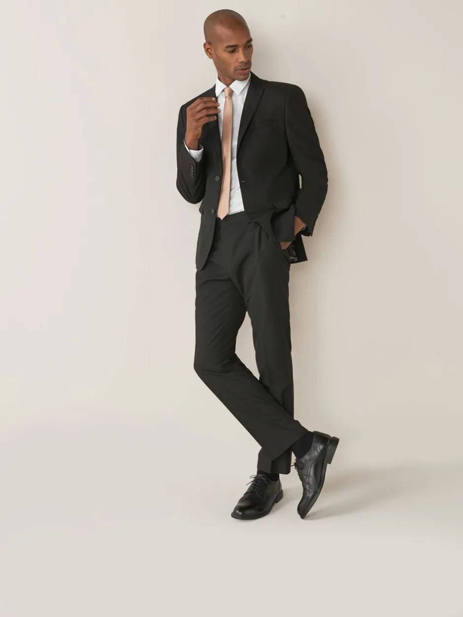Blazers En Business-Jasjes|Pakken*Next - Tailored fit - Kostuum met twee knopen: colbert Zwart