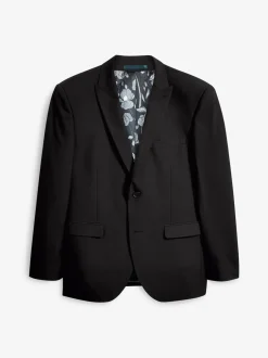 Blazers En Business-Jasjes|Pakken*Next - Tailored fit - Kostuum met twee knopen: colbert Zwart