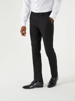 Smokings En Feestkleding|Skopes Zwart - Tailored fit - Sinatra Dinner Suit Trousers