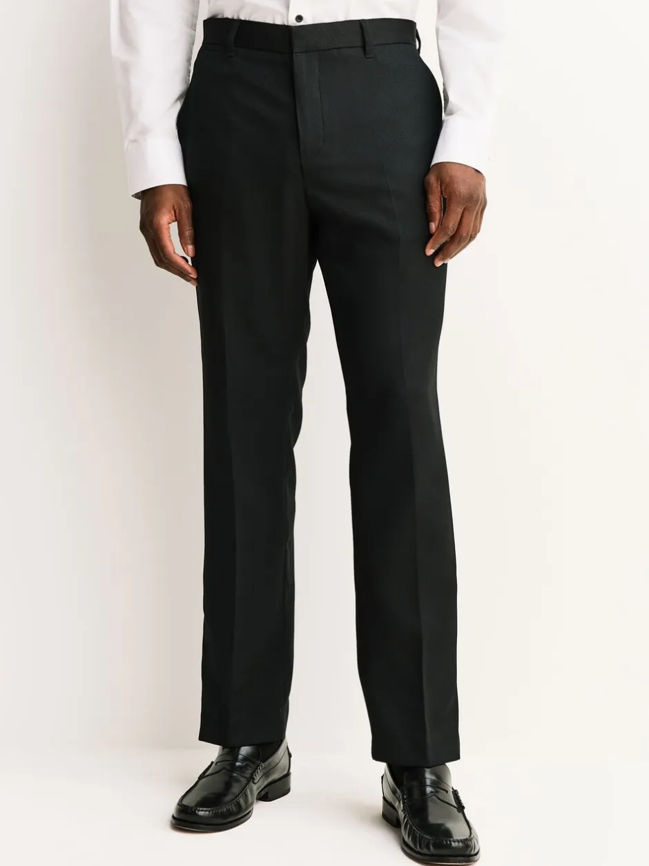 Formele Broek|Smokings En Feestkleding*Next Zwart - Tailored fit - Smokingpantalon met biesdetail en textuur