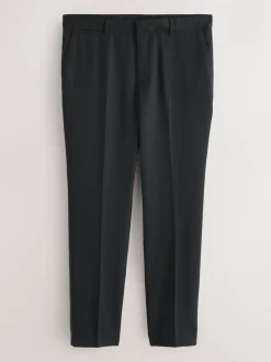 Formele Broek|Smokings En Feestkleding*Next Zwart - Tailored fit - Smokingpantalon met biesdetail en textuur