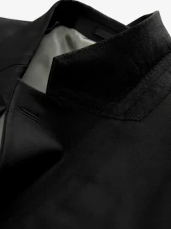 Pakken*Next Zwart - Tailored fit - Tailored Fit Wool Blend Motionflex Suit Jacket
