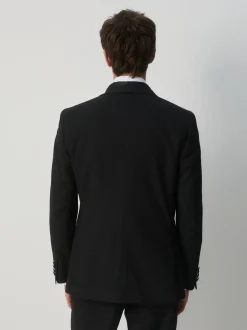 Smokings En Feestkleding|Next Zwart - Tailored Fit Tuxedo Suit Jacket