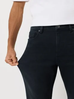 Jeans*Next Zwart - ThermoGen - Straight fit - Motionflex jeans