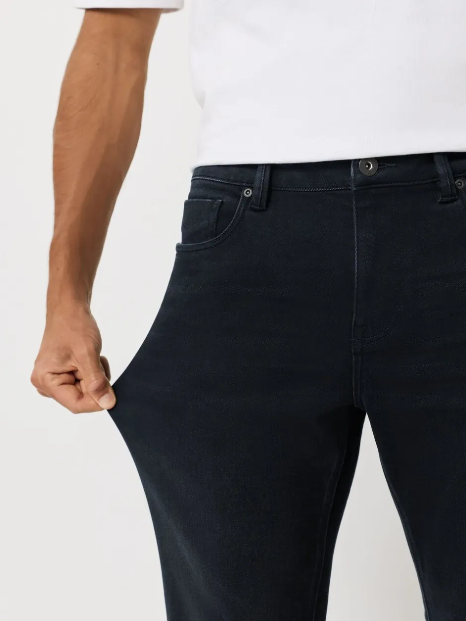 Jeans*Next Zwart - ThermoGen - Straight fit - Motionflex jeans