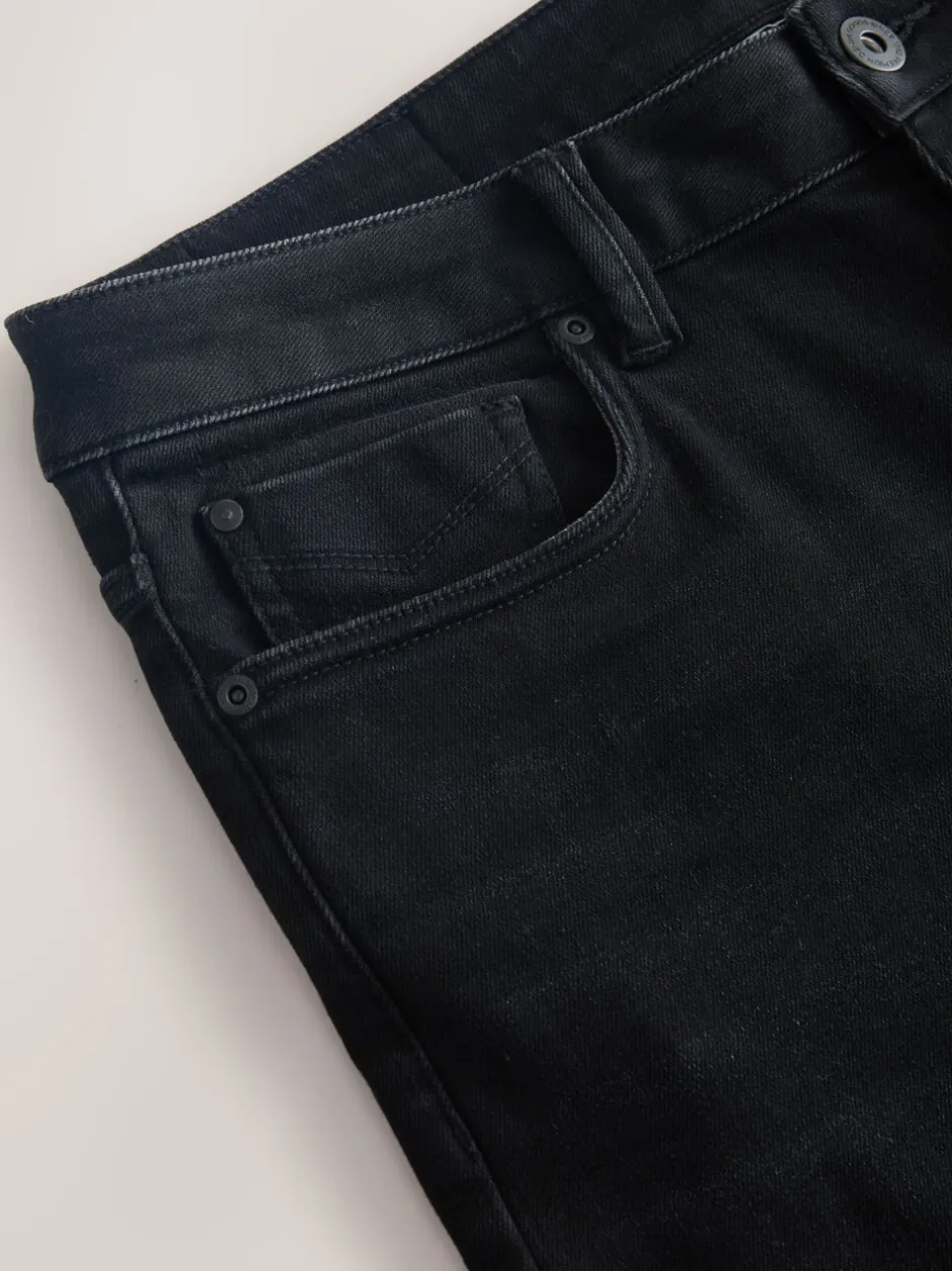 Jeans*Next Zwart - ThermoGen - Straight fit - Motionflex jeans