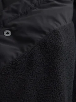 Jassen En Jacks*Next - ThermoGen regenbestendige gewatteerde Jack Zwart