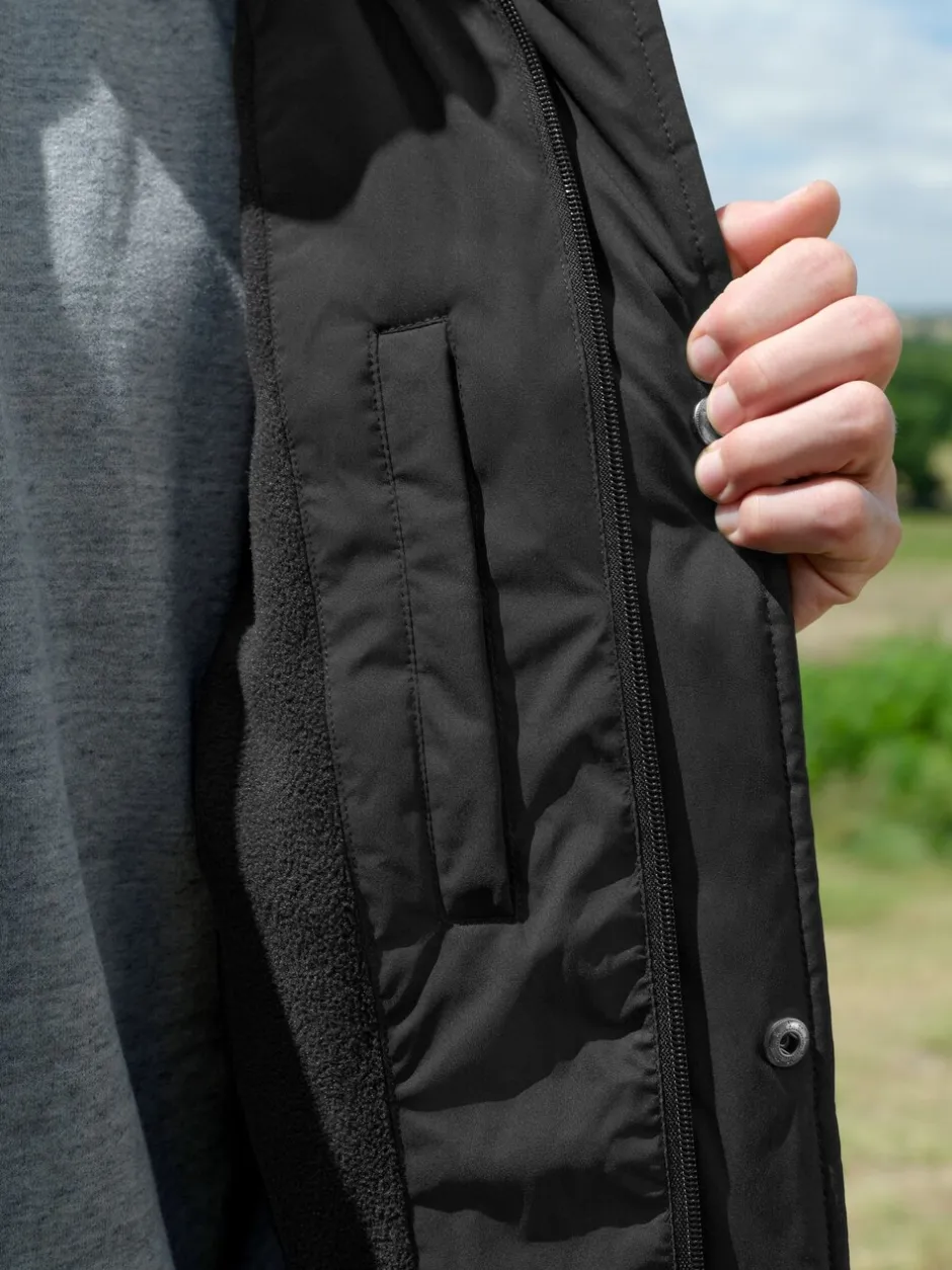 Jassen En Jacks*Next - ThermoGen regenbestendige gewatteerde Jack Zwart