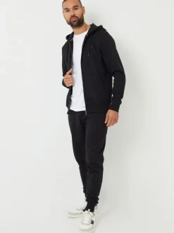 Sweaters En Hoody´S|Sweaters En Hoody´S|Threadbare - - Hoodie met rits Zwart