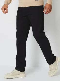 Jeans*Threadbare Zwart - - Straight-fit jeans met stretch