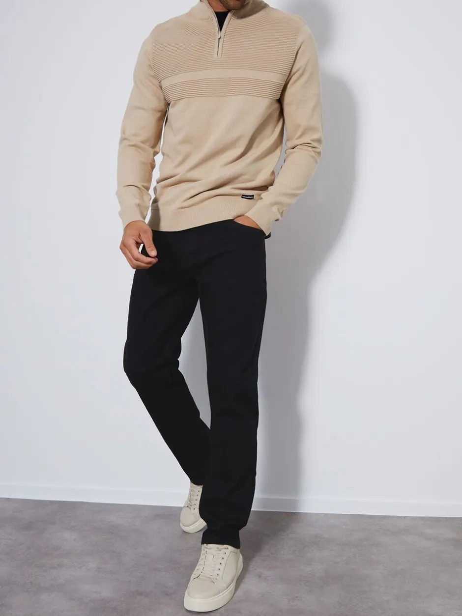 Jeans*Threadbare Zwart - - Straight-fit jeans met stretch