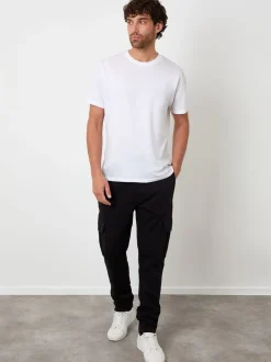 Joggingbroeken*Threadbare - Cargo Joggers Zwart