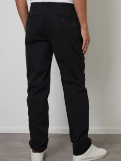 Broeken En Chino's*Threadbare - Chino met rechte pijpen en stretchy tailleband Zwart