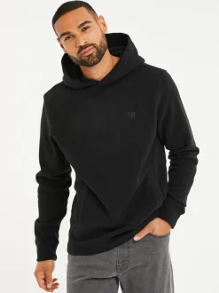 Sweaters En Hoody´S|Sweaters En Hoody´S*Threadbare - pullover-hoody van microfleece Zwart