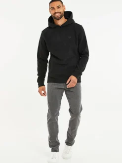 Sweaters En Hoody´S|Sweaters En Hoody´S*Threadbare - pullover-hoody van microfleece Zwart