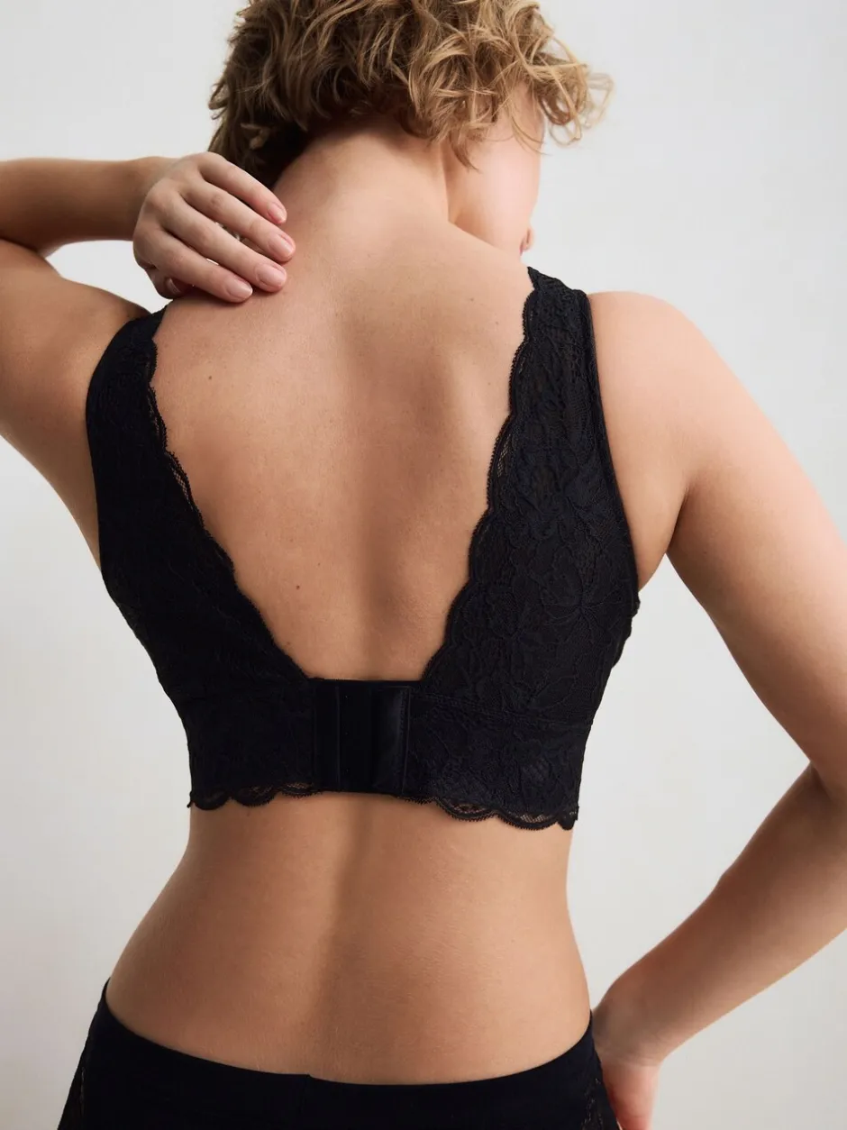Beha's*Next - Total Support Lace Bra Zwart