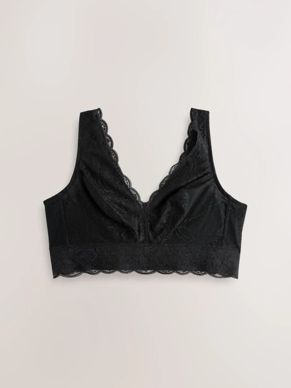 Beha's*Next - Total Support Lace Bra Zwart