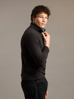 Sportkleding|Sweaters En Hoody´S|Trespass - Blackford microfleece met korte rits Zwart