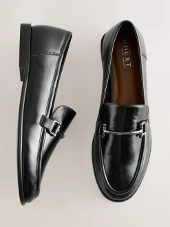 Lage Schoenen|Next - Trim Round Toe Loafers Zwart