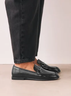 Lage Schoenen|Next - Trim Round Toe Loafers Zwart