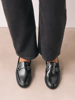 Lage Schoenen|Next - Trim Round Toe Loafers Zwart