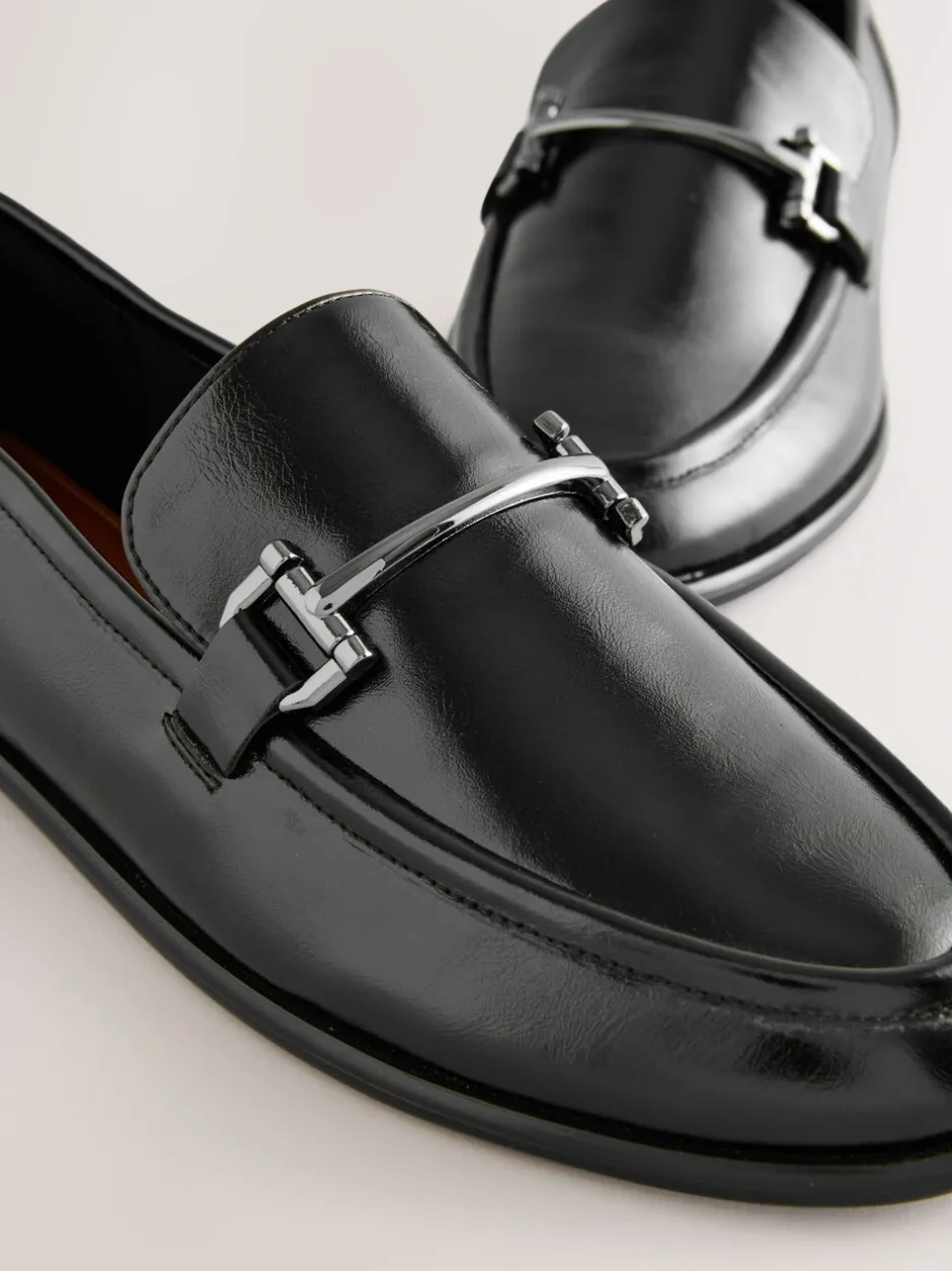 Lage Schoenen|Next - Trim Round Toe Loafers Zwart