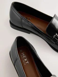 Lage Schoenen|Next - Trim Round Toe Loafers Zwart