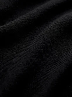 Gebreide Kleding*Next - Trui met col, standaard pasvorm en hoog katoengehalte Zwart