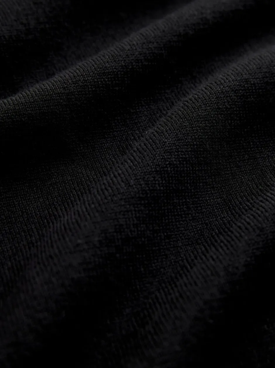 Gebreide Kleding*Next - Trui met col, standaard pasvorm en hoog katoengehalte Zwart