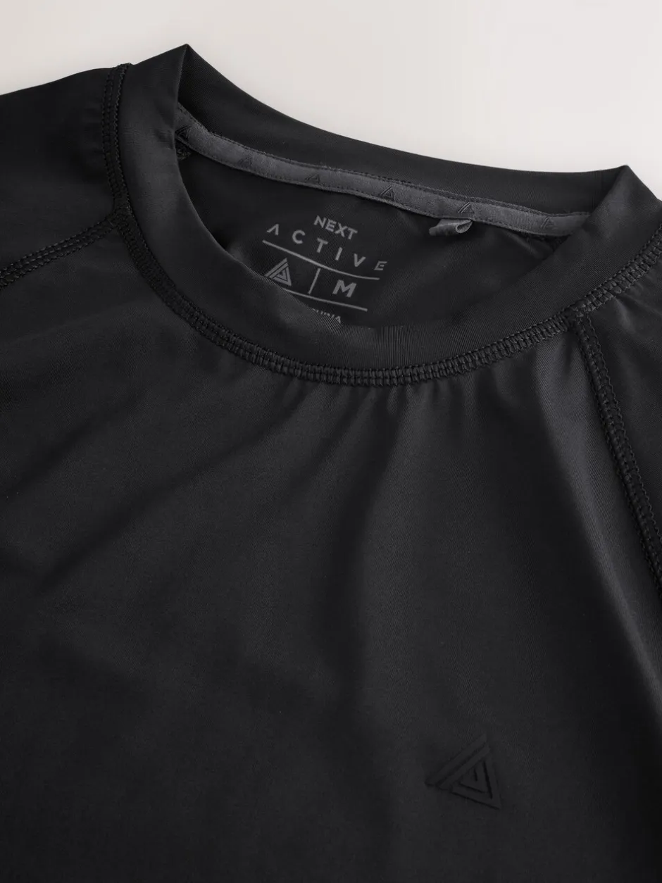 Sportkleding*Next Zwart - T-shirt met korte mouwen - Active Thermal Base Layer
