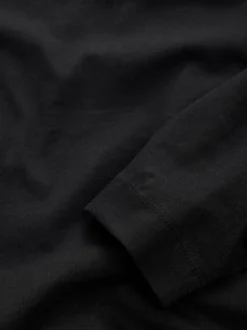 Tops En T-Shirts|Next Zwart - T-shirt met lange mouwen en ronde hals