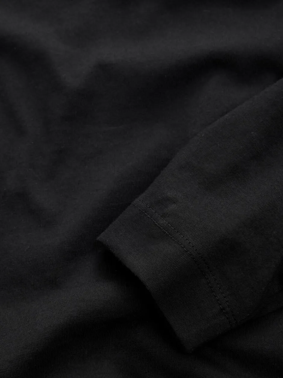 Tops En T-Shirts|Next Zwart - T-shirt met lange mouwen en ronde hals
