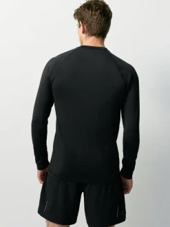 Sportkleding|Next Zwart - T-shirt met lange mouwen - Active Thermal Base Layer