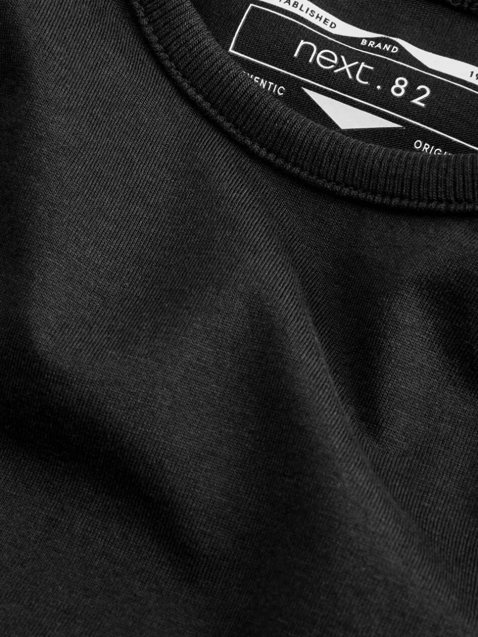 Schoolkleding|Next - T-shirts met lange mouwen (3mnd-7jr) Zwart