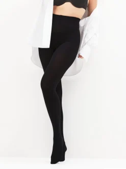 Sokken En Panty's|Next Zwart - Ultimate Comfort Opaque Set met twee opaque 100D panty's