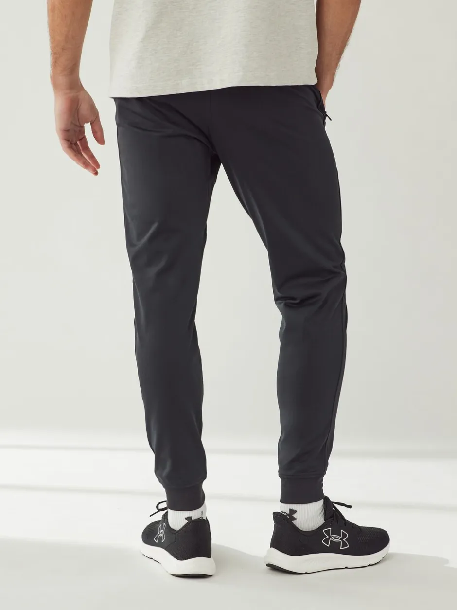 Sportkleding|Joggingbroeken*Under Armour - Sportstyle joggingbroek van tricot Zwart