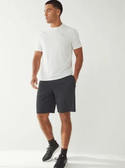 Shorts|Under Armour - Tech shorts met grafische print Zwart