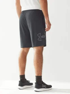Shorts|Under Armour - Tech shorts met grafische print Zwart